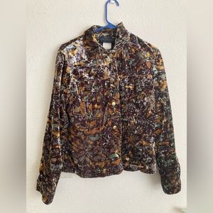 Harve Bernard Lightweight velour Jacket